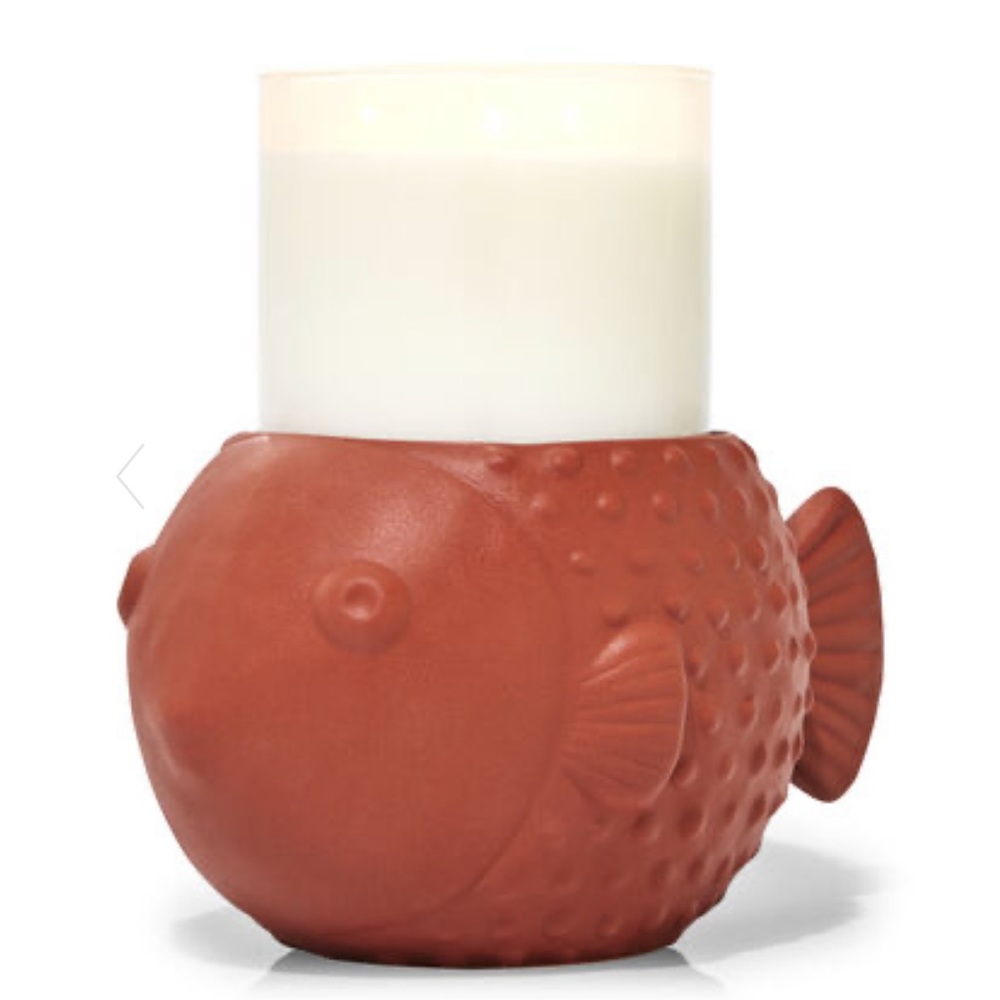 Bath & Body Works Puffer Fish Candle Holder